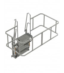 Перекидні сходи Silea серії 3700 для естакад